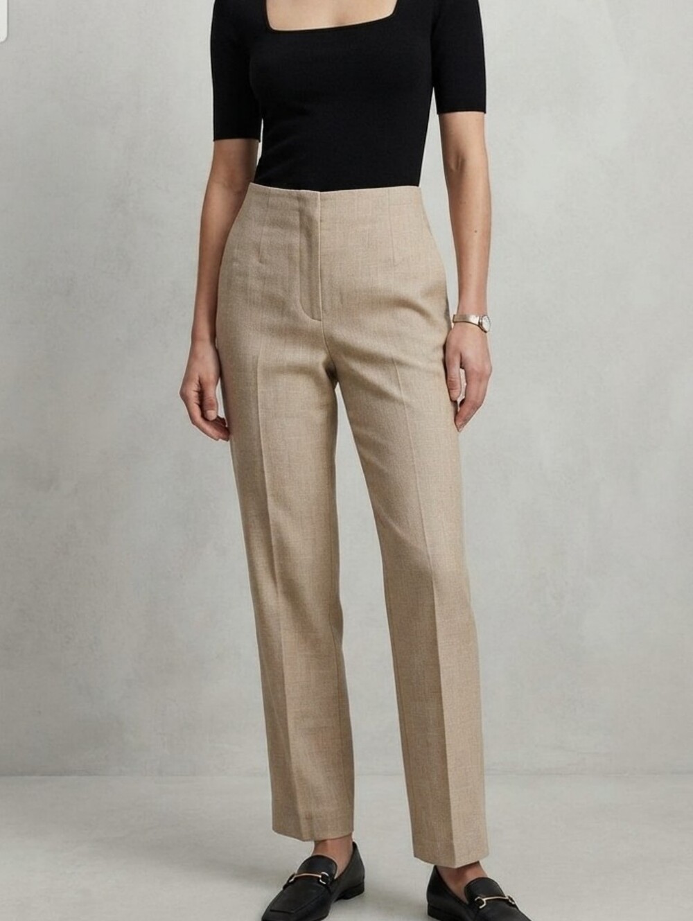Aritzia Wilfred Beige Dress Pants Professional Office Corporate Prep Size 6 Prep
